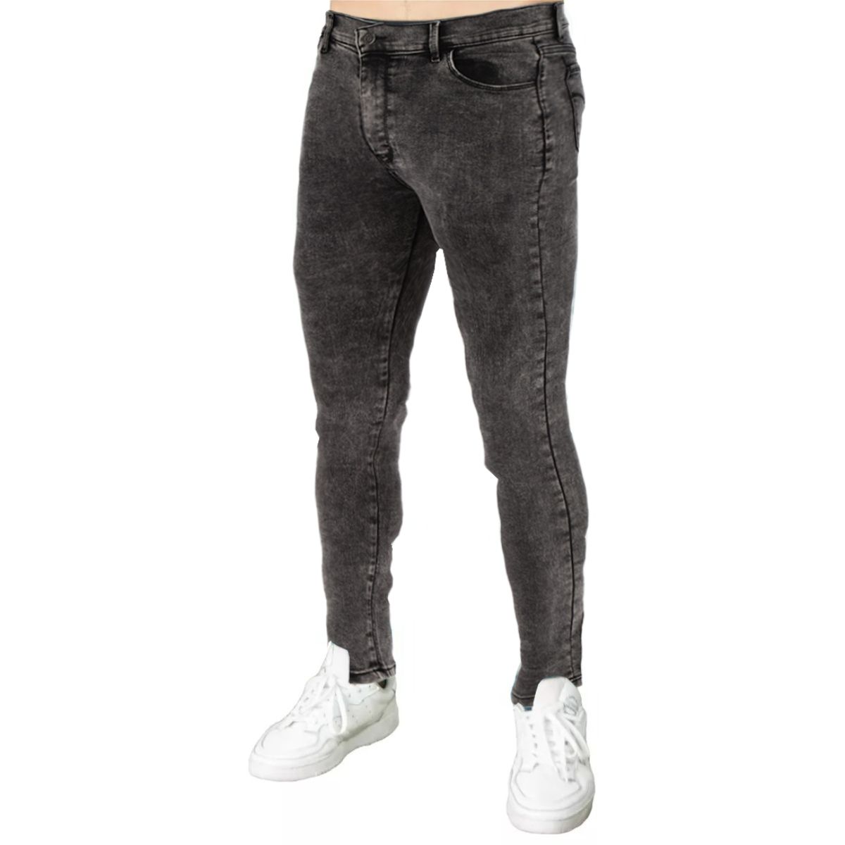 Foto 2 pulgar | Jeans Corte Skinny Color Gris Para Hombre Chb Chili Beans Clothing Co.