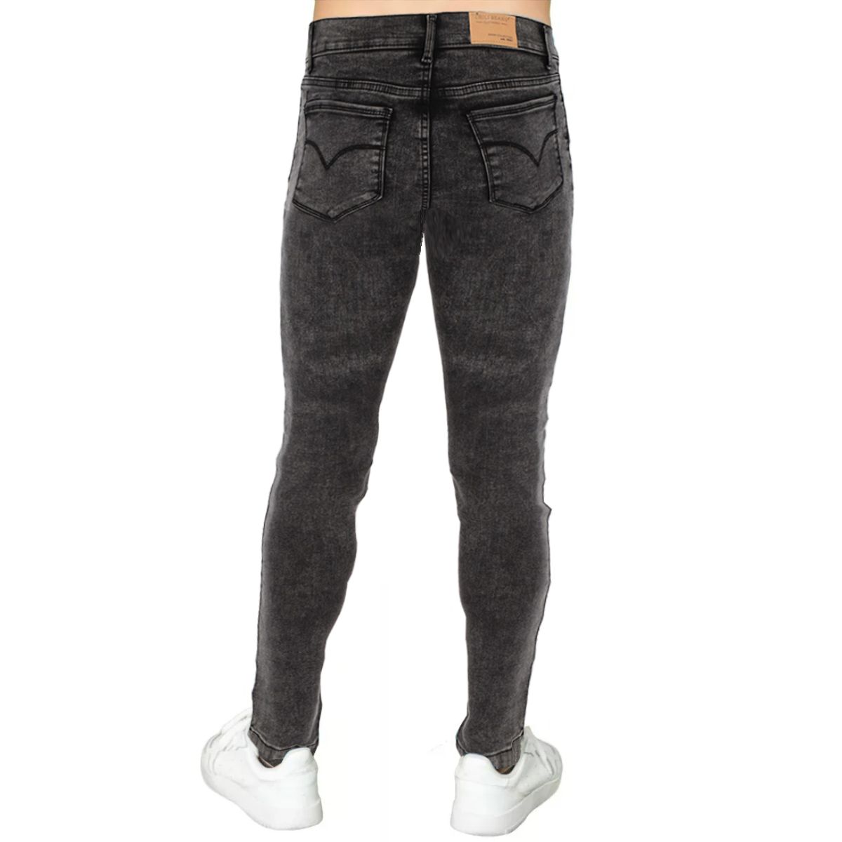 Foto 3 pulgar | Jeans Corte Skinny Color Gris Para Hombre Chb Chili Beans Clothing Co.