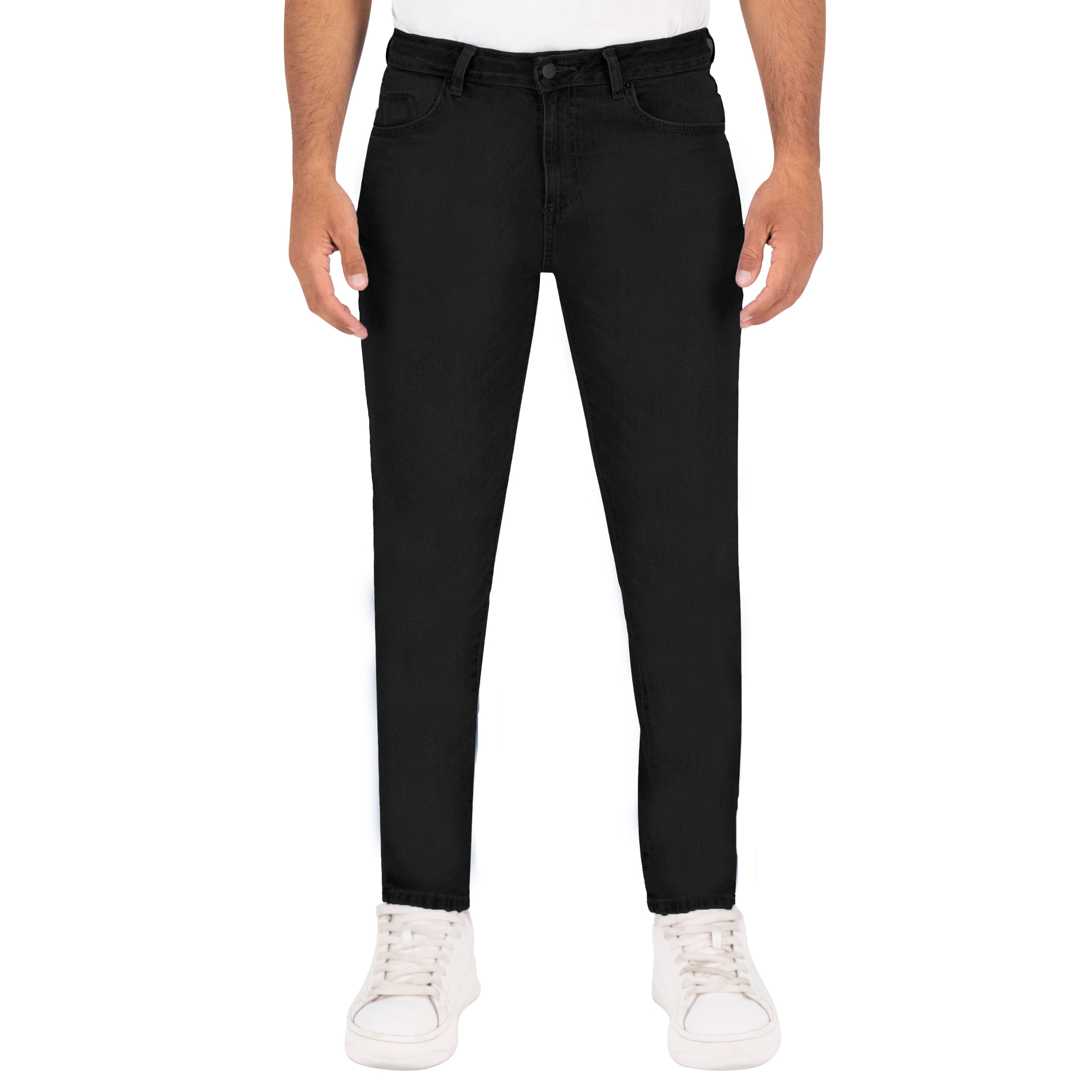 Pantalón Skinny Britos Jeans Hombre Mezclilla Negro 803703