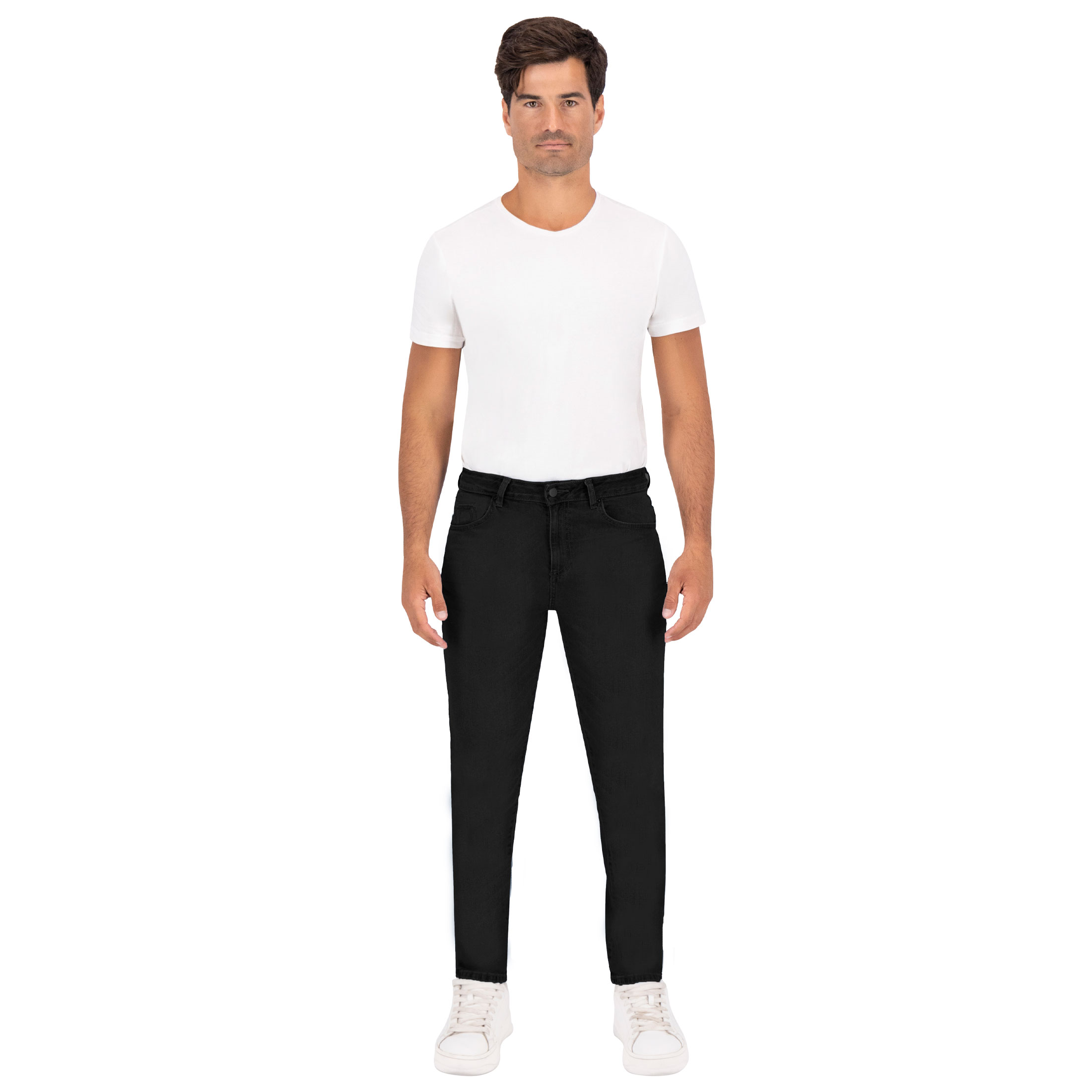 Foto 4 pulgar | Pantalón Skinny Britos Jeans Hombre Mezclilla Negro 803703