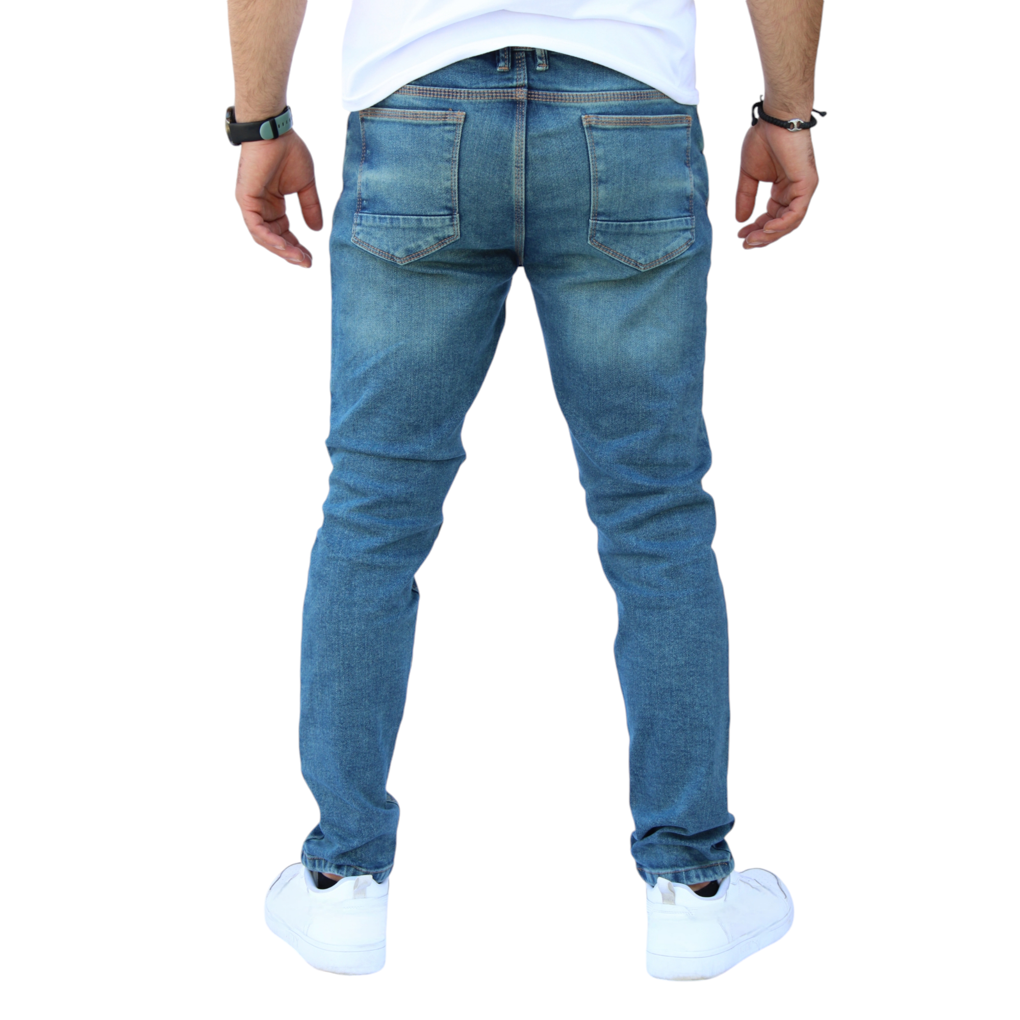 Foto 5 pulgar | Pantalón Semiskinny John Silver y Diseño Azul