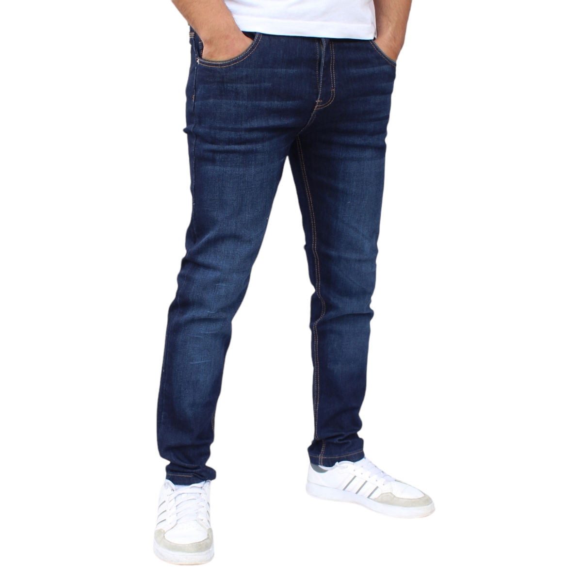 Foto 3 pulgar | Pantalón Semiskinny Mezclilla para Hombre