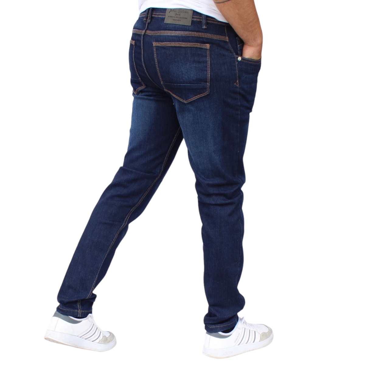 Foto 3 | Pantalón Semiskinny Mezclilla para Hombre