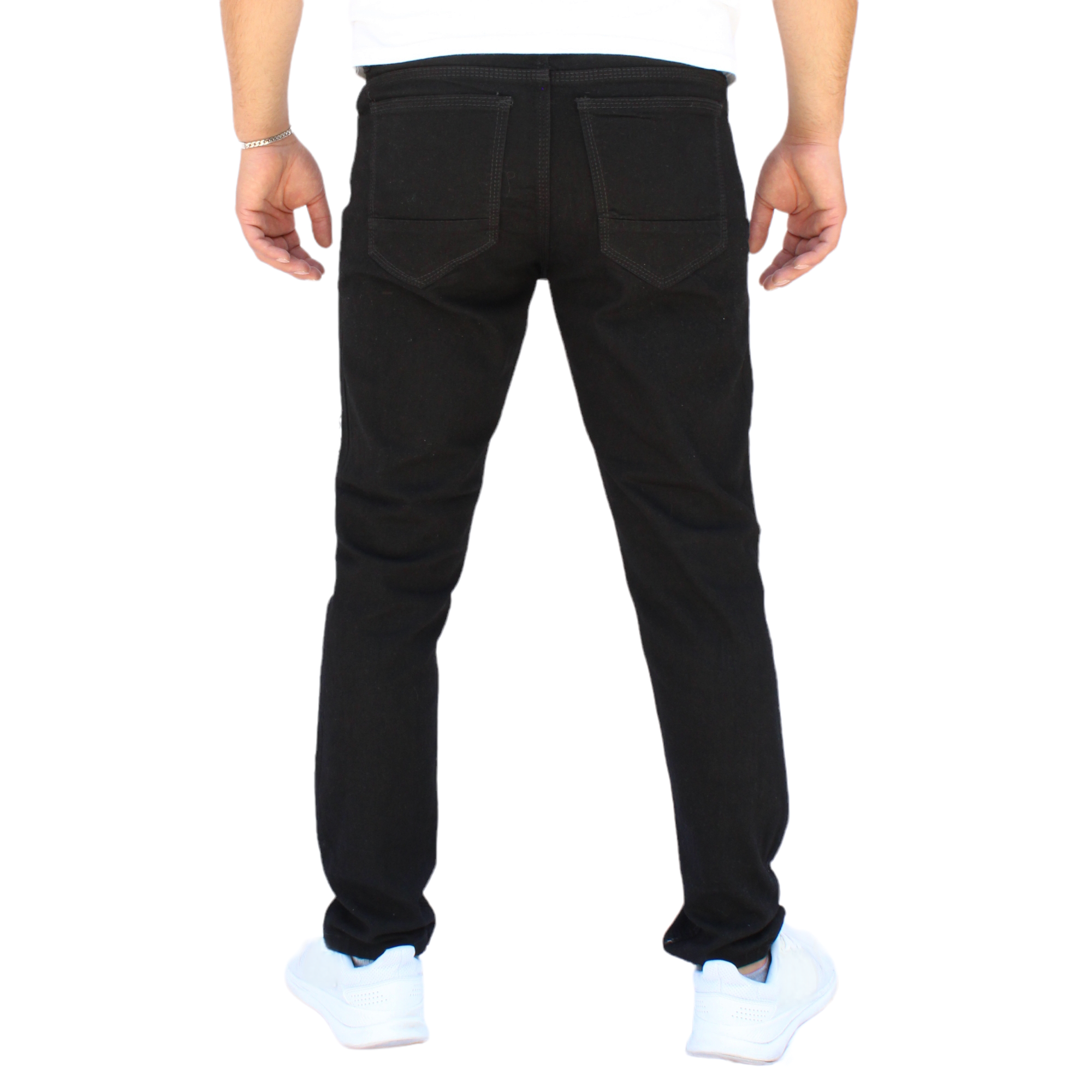 Foto 3 pulgar | Pantalón Semiskinny Mezclilla para Hombre