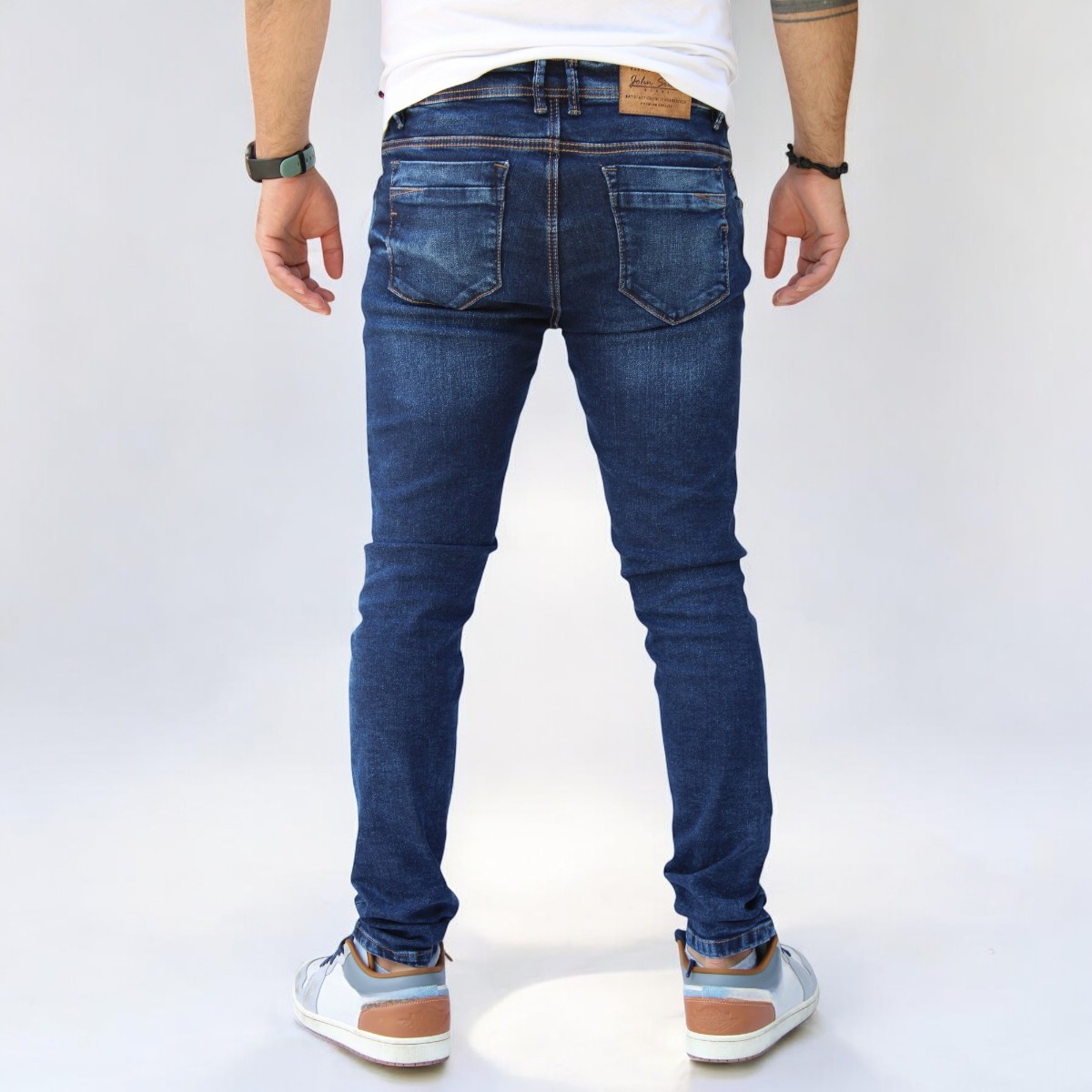Foto 3 pulgar | Jeans Skinny John Silver y Diseño para Hombre