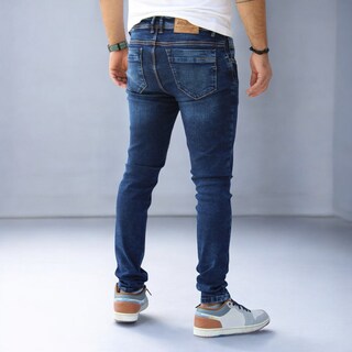 Foto 4 | Jeans Skinny John Silver y Diseño para Hombre