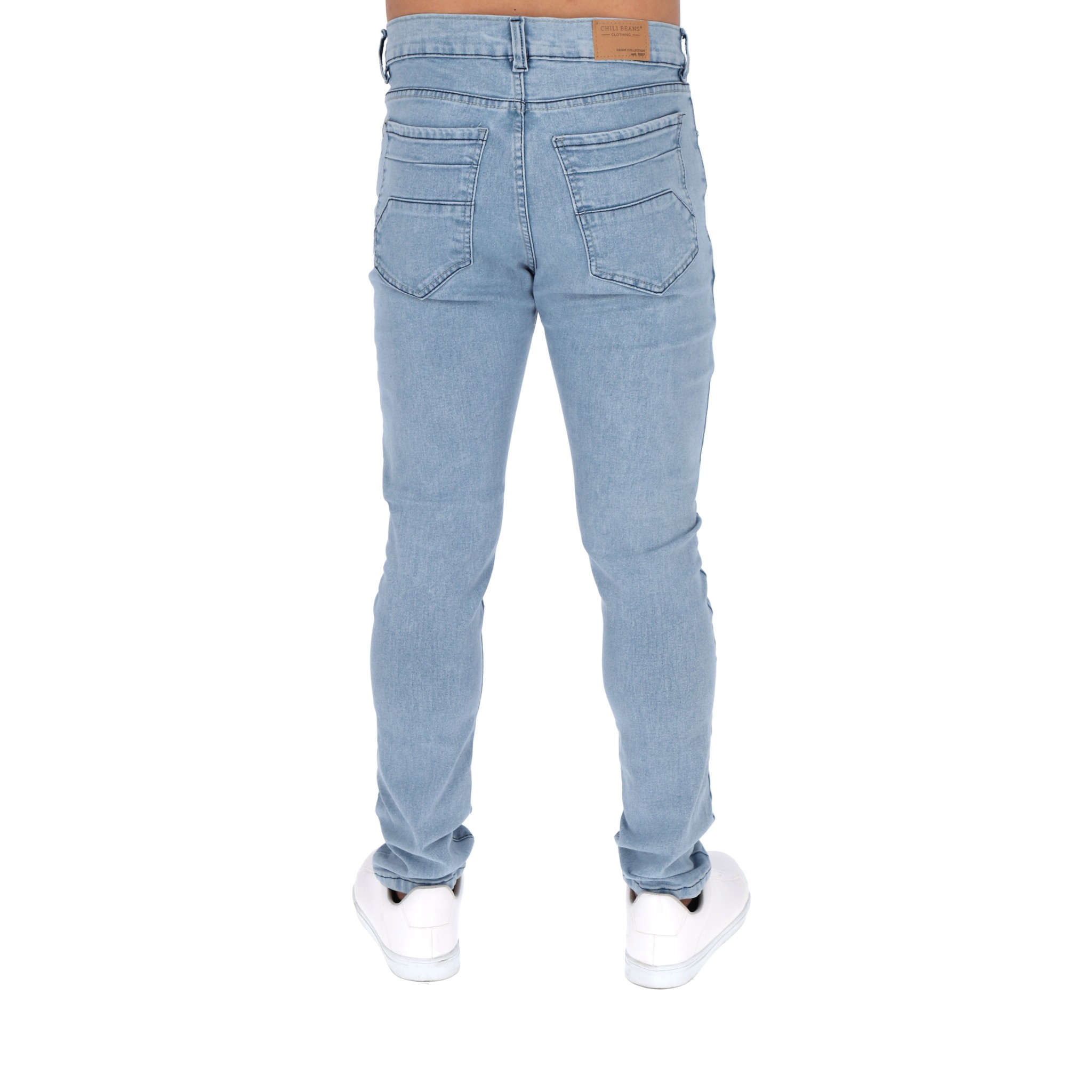 Foto 3 pulgar | Jeans Corte Skinny Color Azul Claro Pantalón  Para Hombre Chb Chili Beans Clothing Co.