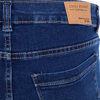Foto 4 | Jeans Corte Skinny Color Azul Oscuro Pantalón Para Hombre Chb Chili Beans Clothing Co.