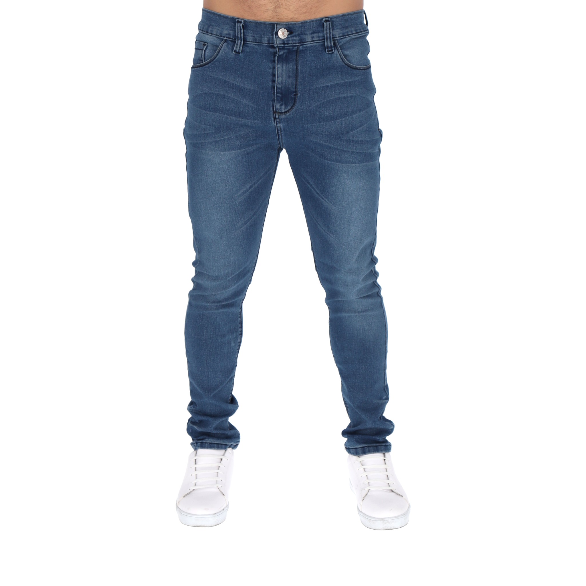 Foto 4 pulgar | Jeans Corte Skinny Color Azul Medio Pantalón Para Hombre Chb Chili Beans Clothing Co.
