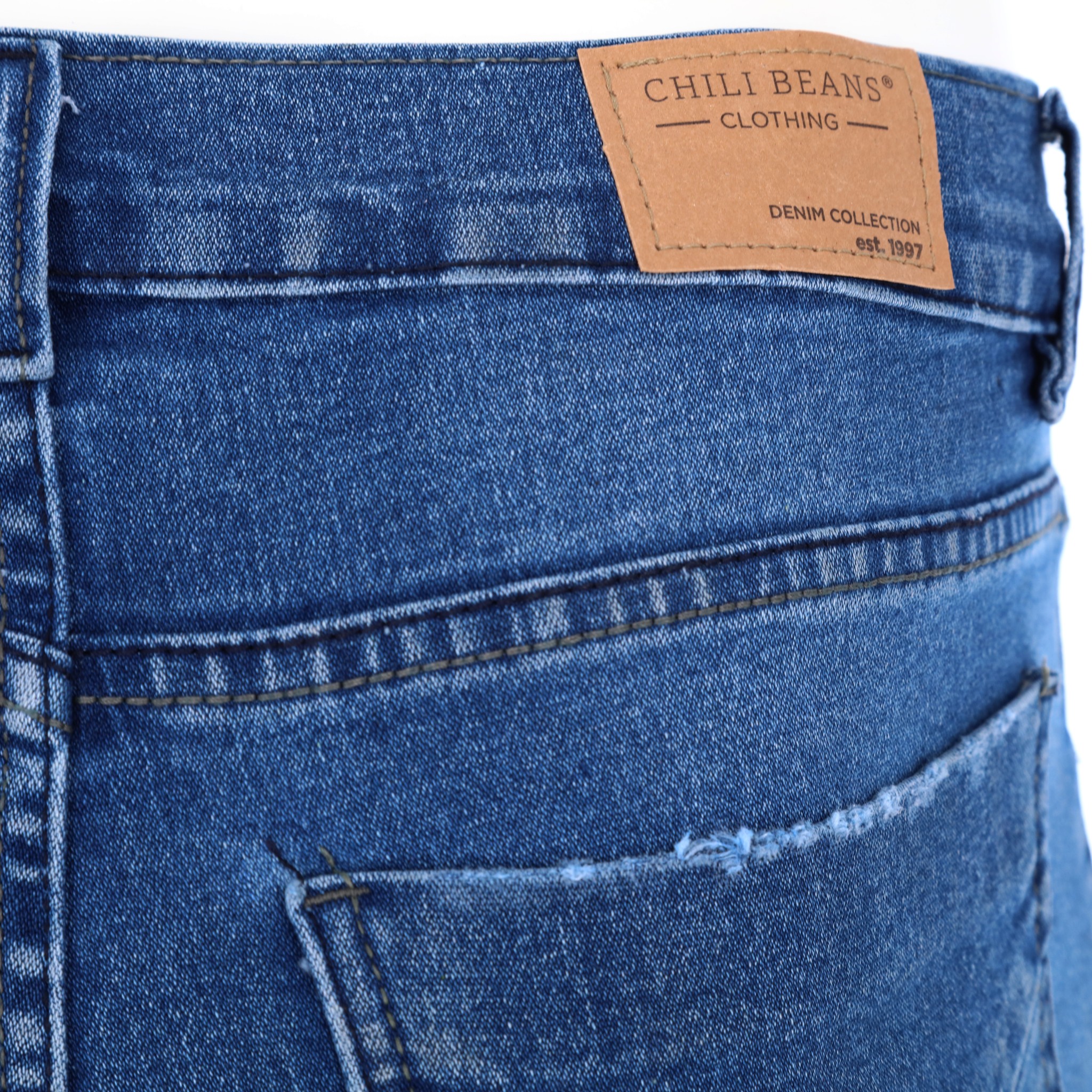 Foto 5 pulgar | Jeans Corte Skinny Color Azul Medio Pantalón Para Hombre Chb Chili Beans Clothing Co.