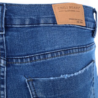 Foto 4 | Jeans Corte Skinny Color Azul Medio Pantalón Para Hombre Chb Chili Beans Clothing Co.