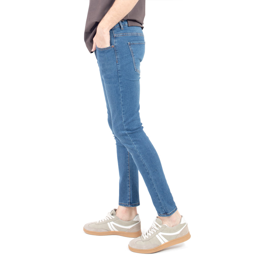 Foto 3 pulgar | Jeans Corte Skinny Básico Para Hombre