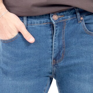 Foto 4 | Jeans Corte Skinny Básico Para Hombre