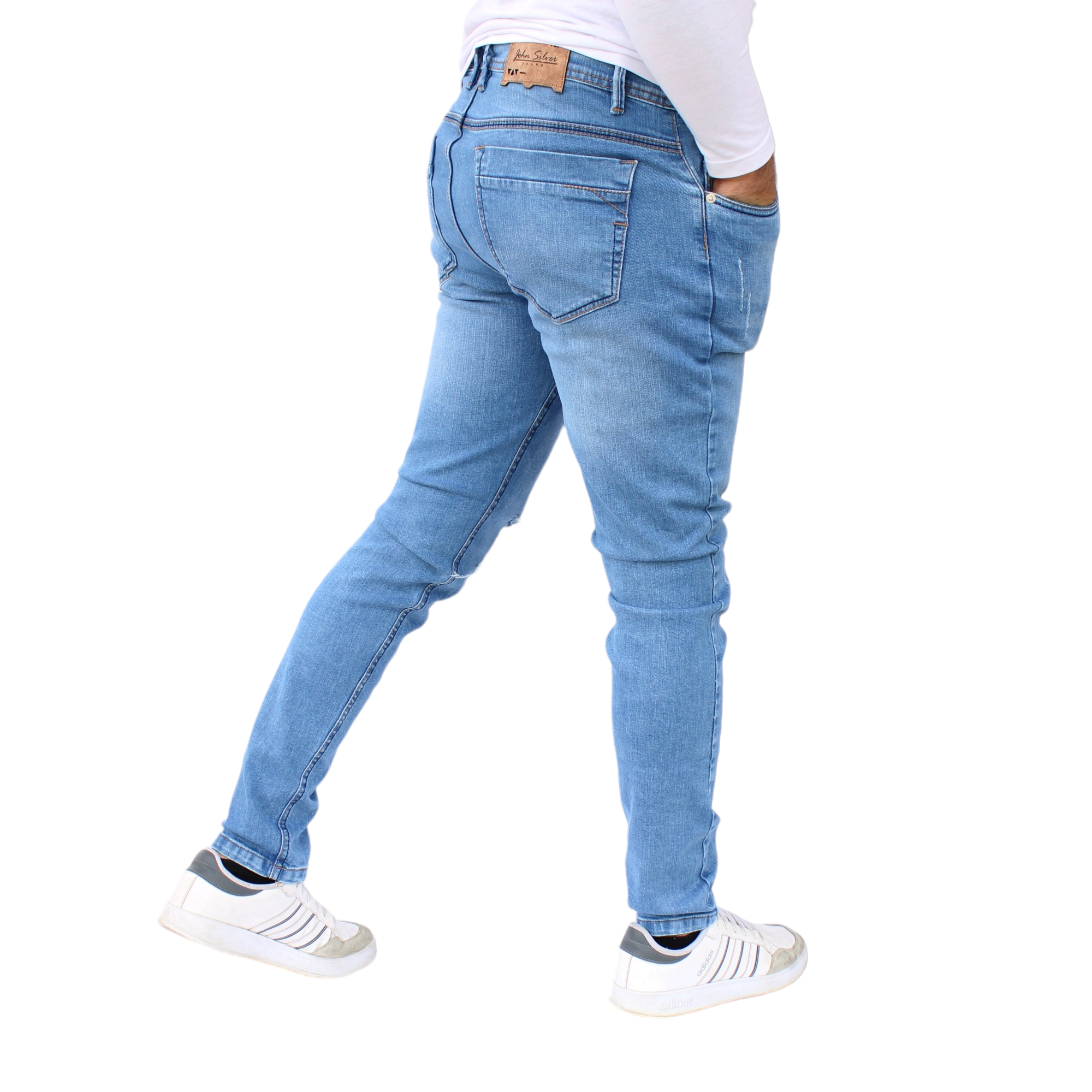 Foto 5 | Pantalón Skinny De Mezclilla Mod 3 Froster Claro Demo John Silver