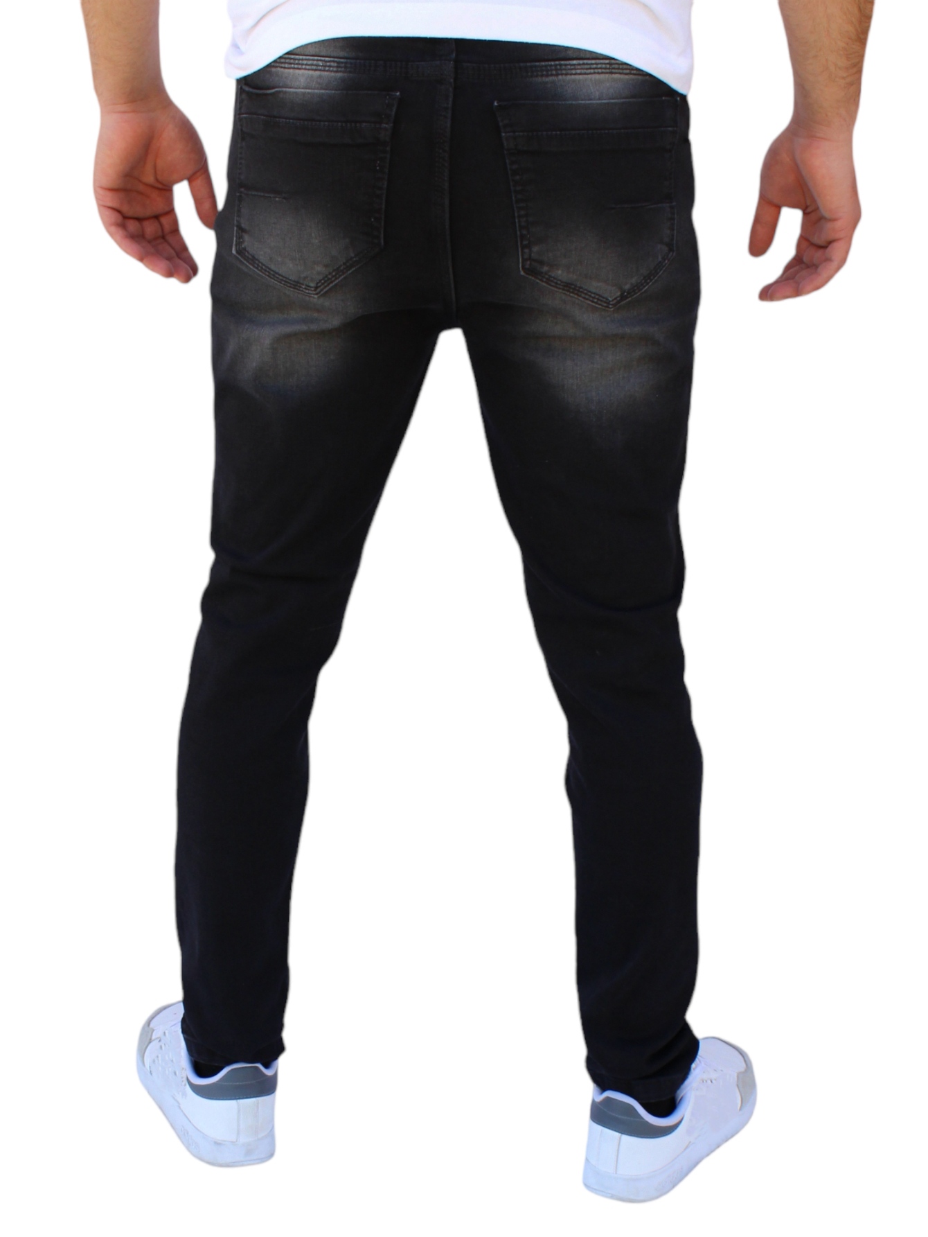 Foto 4 pulgar | Pantalón Skinny De Mezclilla Mod 2 Negro Demo John Silver