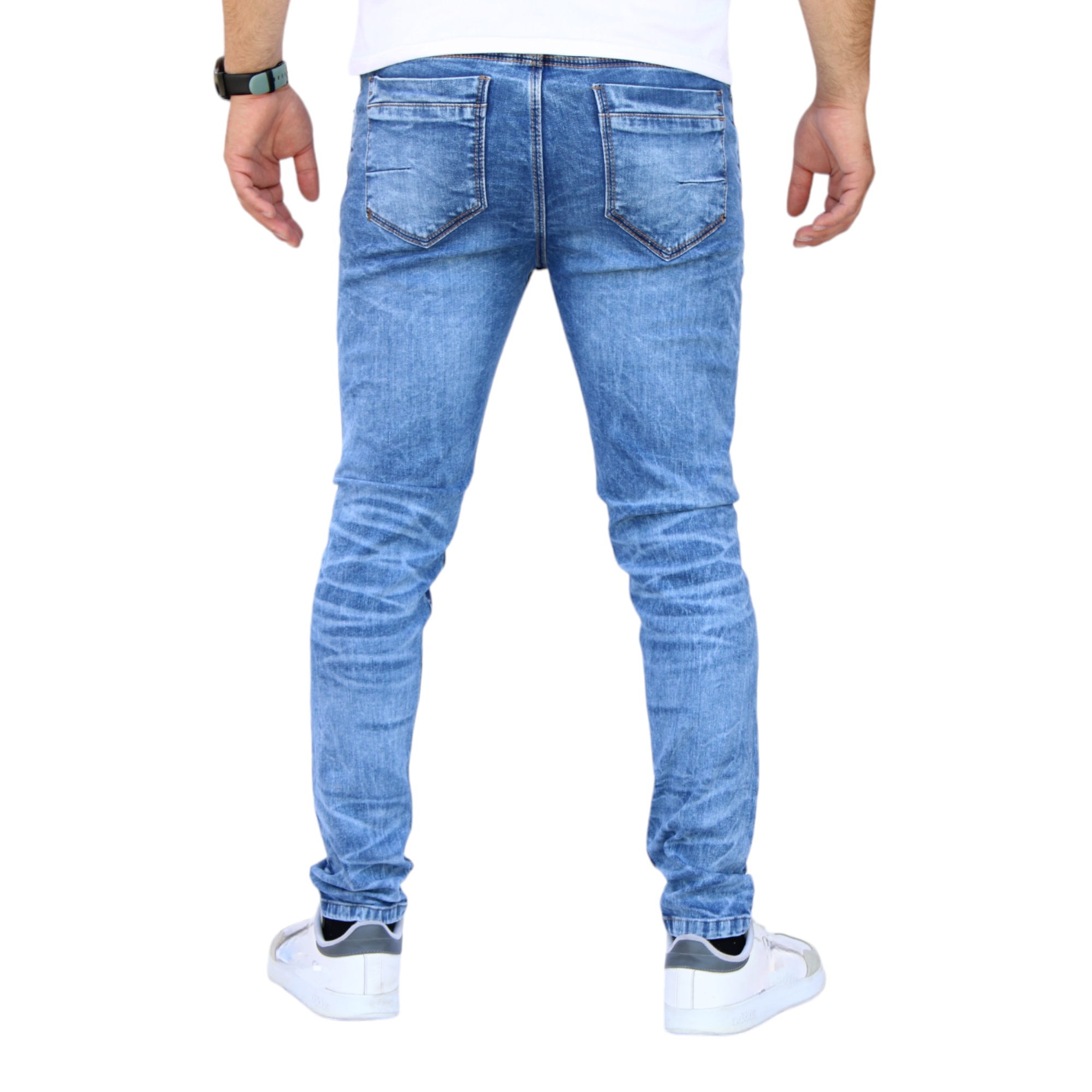 Foto 2 | Pantalón Skinny De Mezclilla Mod 2 Laser Azul Froster Claro John Silver