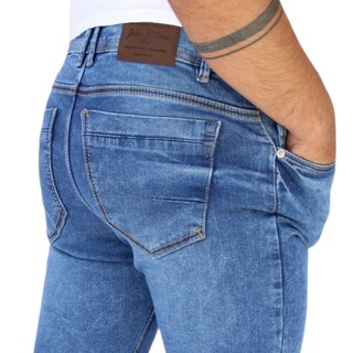 Foto 3 | Pantalón Skinny De Mezclilla Mod 2 Azul Claro Liso John Silver
