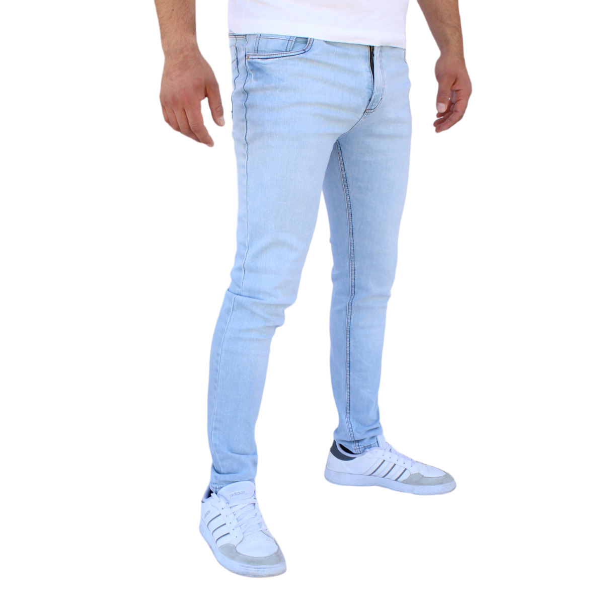 Foto 2 | Pantalón Skinny De Mezclilla Mod 2 Blinch Hielo John Silver