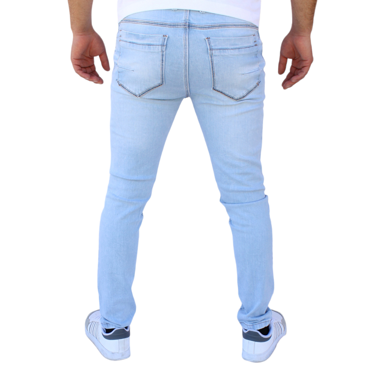 Foto 4 pulgar | Pantalón Skinny De Mezclilla Mod 2 Blinch Hielo John Silver