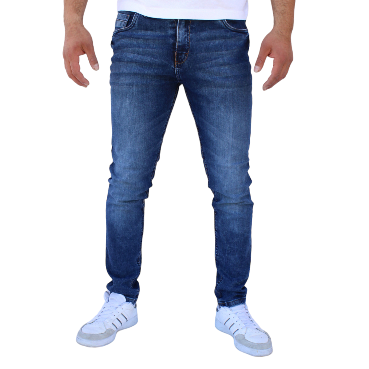 Foto 1 | Jeans Skinny John Silver para Hombre