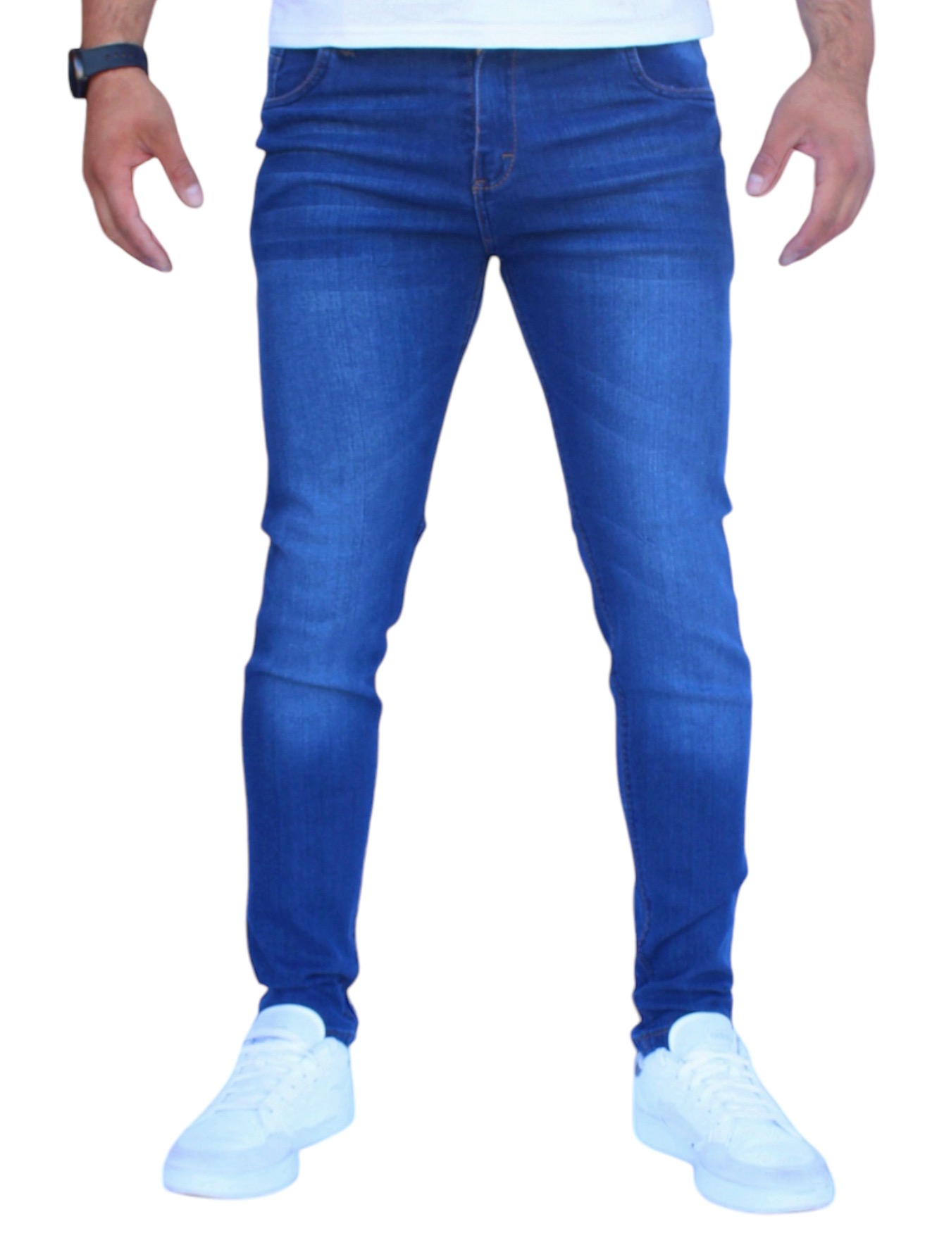 Foto 2 pulgar | Jeans Skinny John Silver y Diseño para Hombre