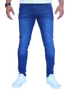 Foto 1 | Jeans Skinny John Silver y Diseño para Hombre