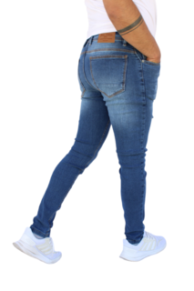 Foto 1 | Pantalón Skinny De Mezclilla Mod 1 Azul Stone Demo John Silver