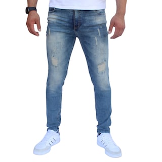 Foto 1 | Pantalón Skinny De Mezclilla Mod 1 Vainilla Demo John Silver