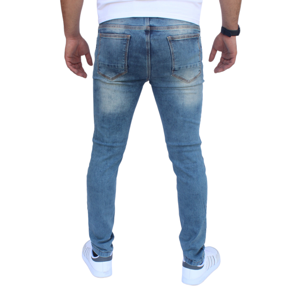 Foto 5 pulgar | Pantalón Skinny De Mezclilla Mod 1 Vainilla Demo John Silver