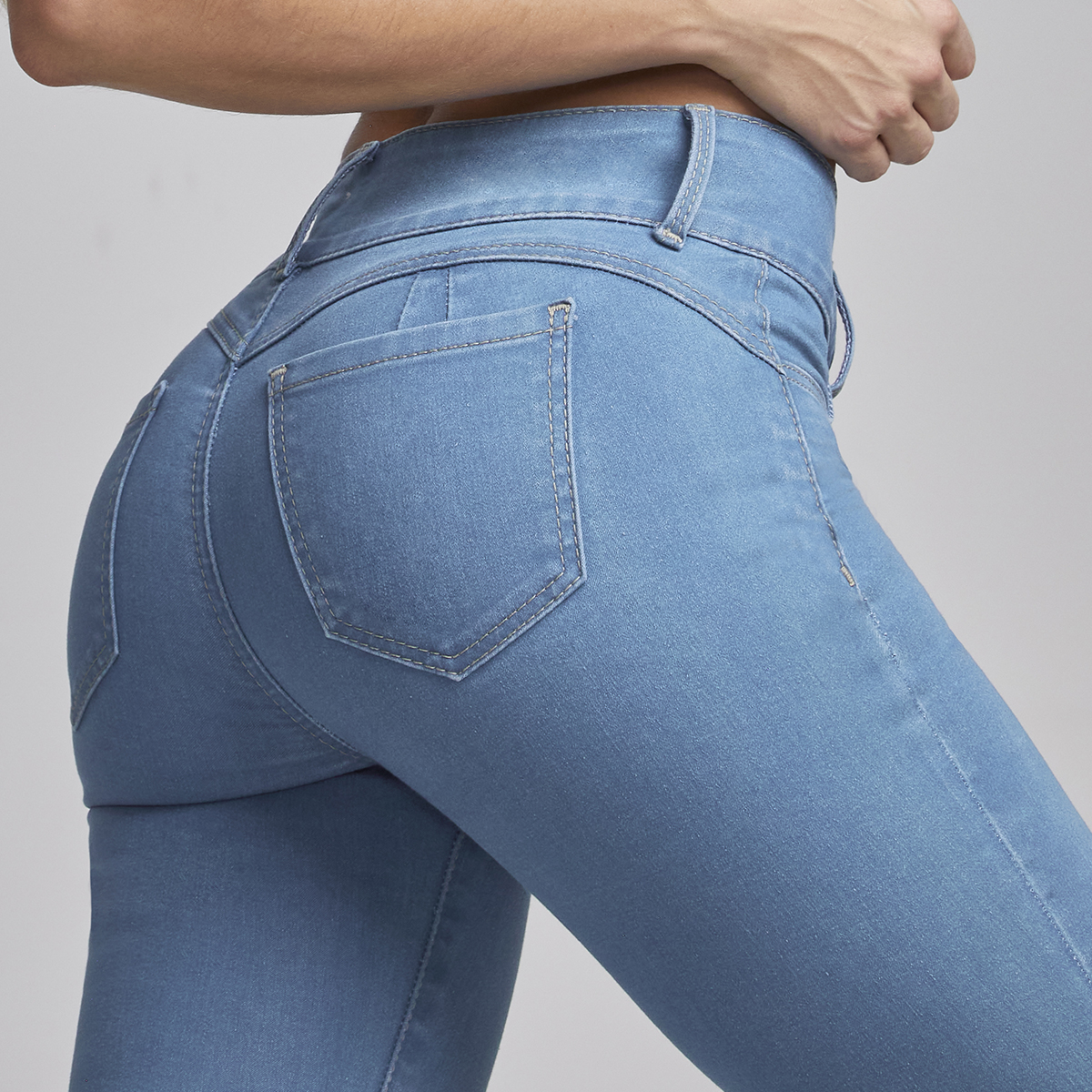 Foto 5 pulgar | Jeans Mujer Super Skinny Cintura Media Push Up 1170stcl