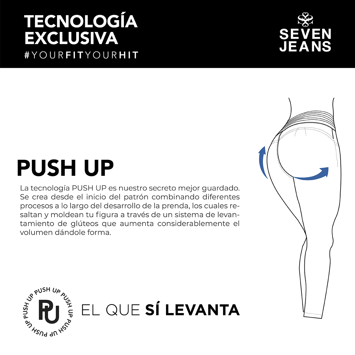 Foto 8 pulgar | Jeans Mujer Super Skinny Cintura Alta Push Up 2144gris