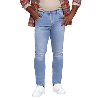 Foto 1 | Pantalón De Hombre Slim Fit Azul Super Claro