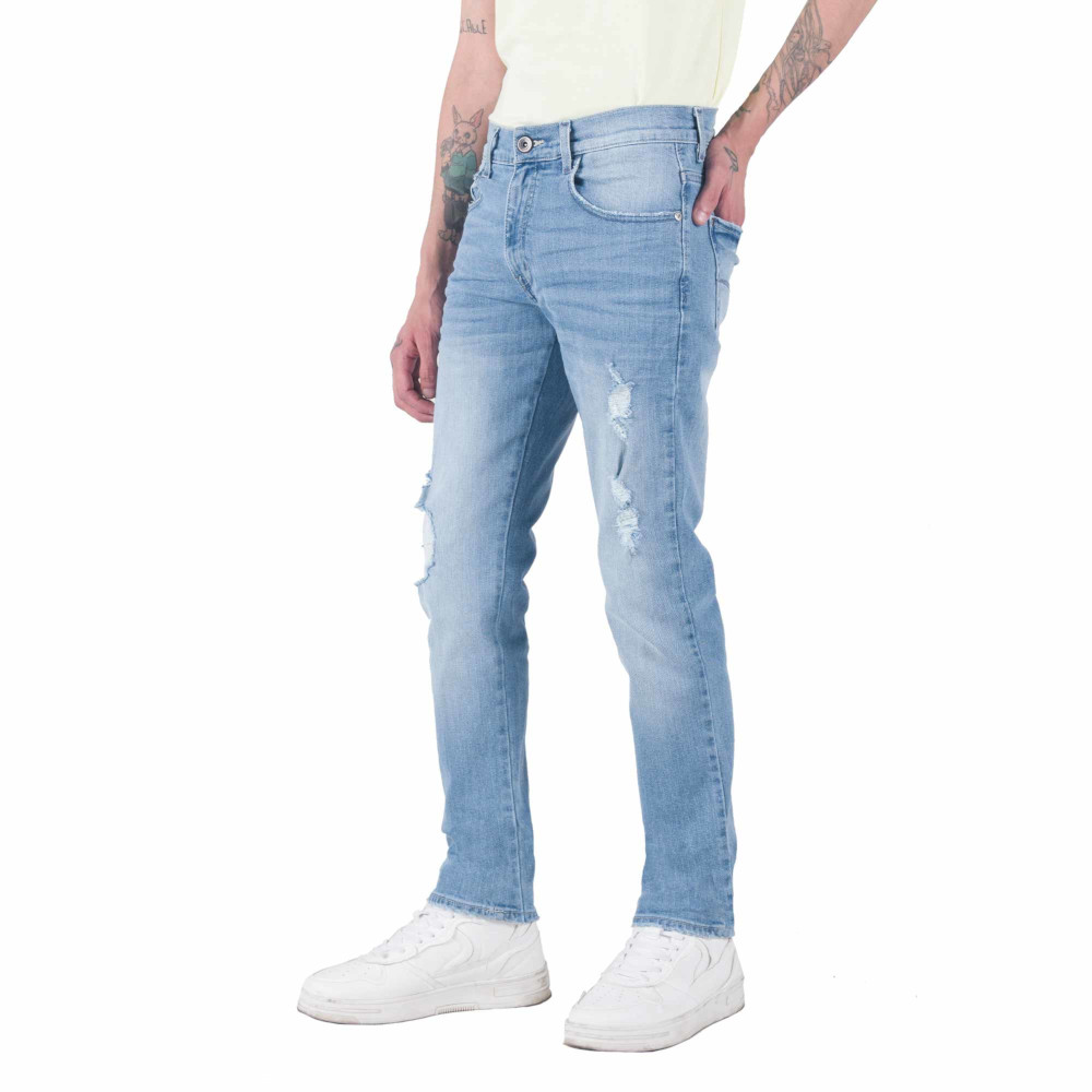 Foto 3 pulgar | Jeans Oggi Hombre 2221112 Mezclilla Azul Claro
