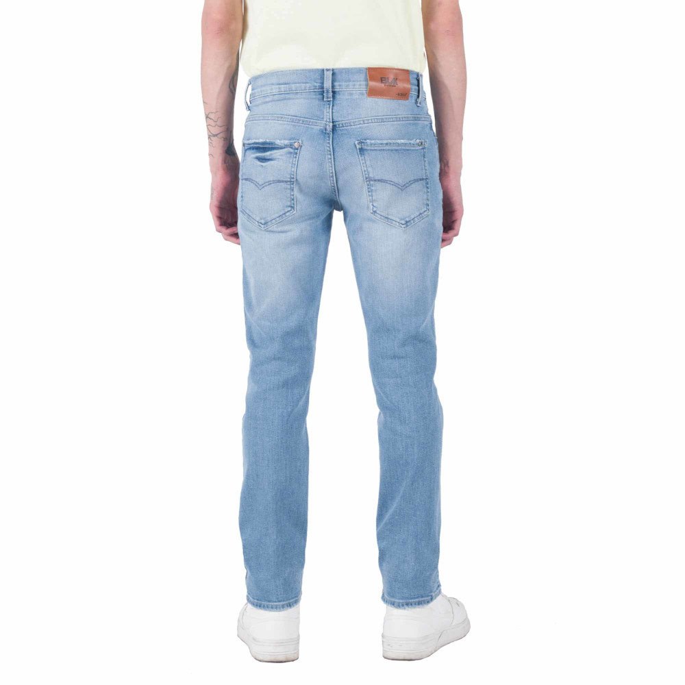 Foto 3 | Jeans Oggi Hombre 2221112 Mezclilla Azul Claro