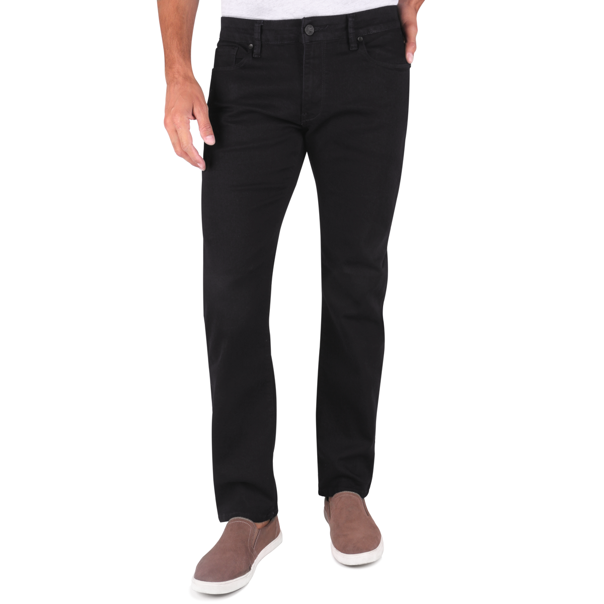 Jeans Silver Plate Slim Fit Croth 1807 color Negro para Hombre