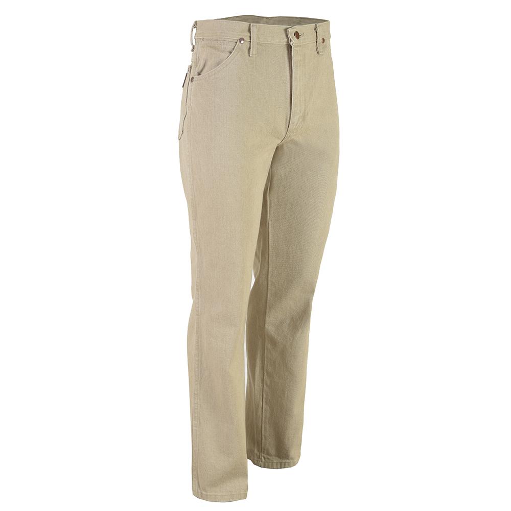 Foto 2 pulgar | Jeans Vaquero Wrangler H936TAN color Beige Slim Fit para Hombre