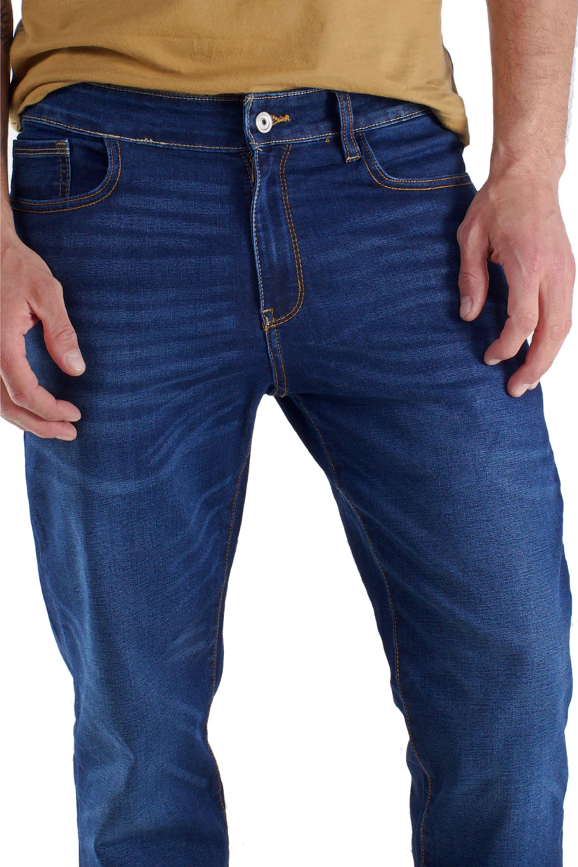 Foto 5 pulgar | Pantalón Slim Edward´s Jeans para Caballero 7703 Azul