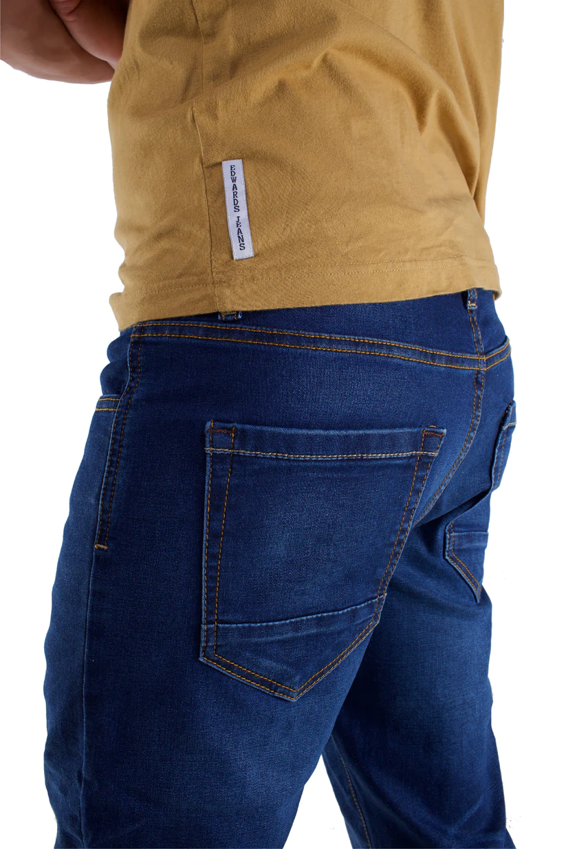 Foto 6 | Pantalón Slim Edward´s Jeans para Caballero 7703 Azul