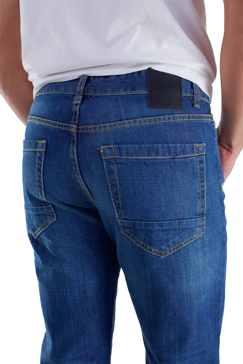 Foto 6 | Pantalón Slim Edward´s Jeans para Caballero 7702 Azul