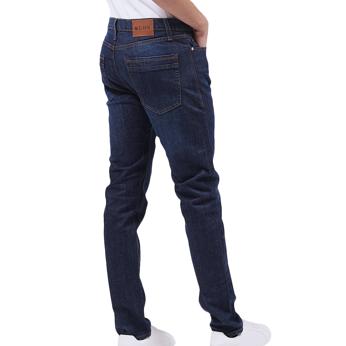 Foto 4 pulgar | Jeans Slim Mchk color Azul para Hombre