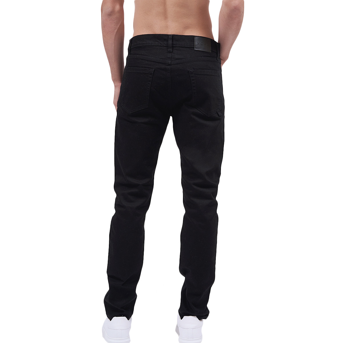 Foto 4 pulgar | Jeans Slim Mchk color Negro para Hombre