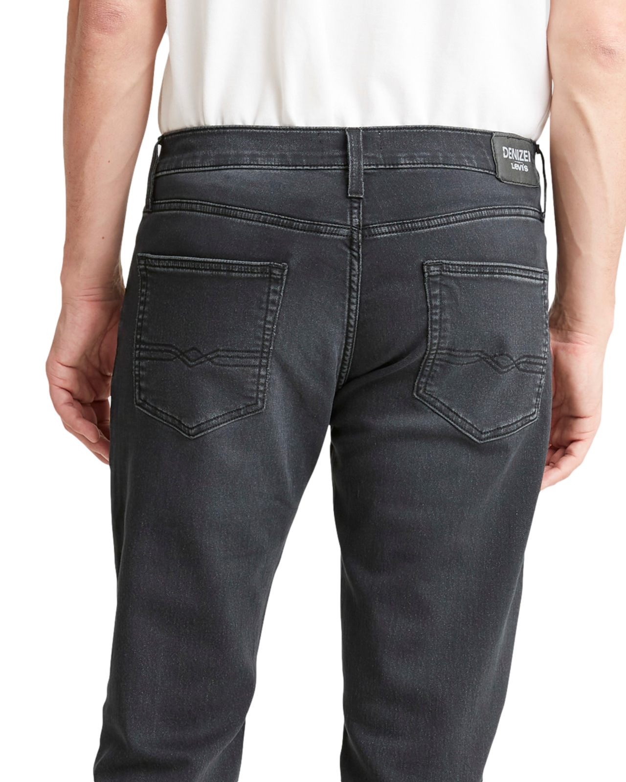 Foto 5 pulgar | Jeans Denizen Slim color Negro para Hombre