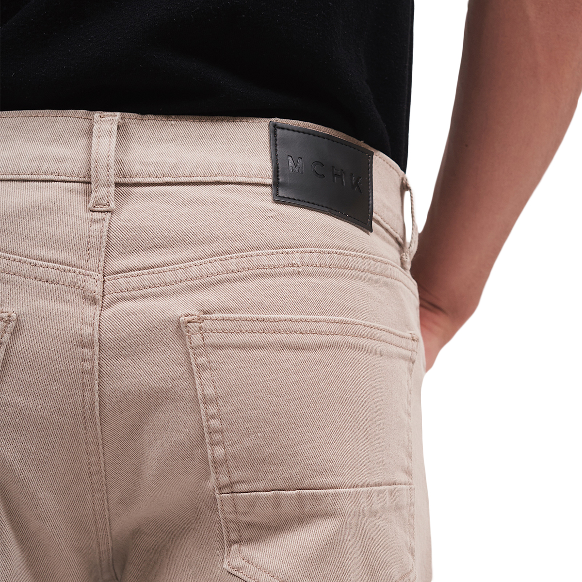 Foto 6 pulgar | Jeans Slim Mchk 8017 color Beige para Hombre