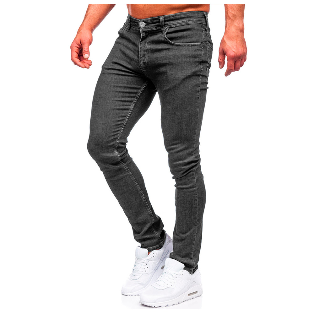 Foto 6 pulgar | Jeans Shendy Vendy Slim Fit Mezclilla Stretch Color Gris Para Caballero