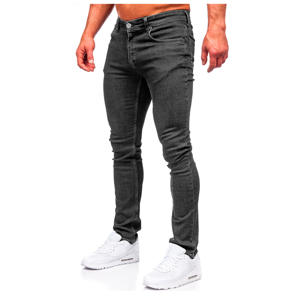 Foto 2 | Jeans Shendy Vendy Slim Fit Mezclilla Stretch Color Gris Para Caballero