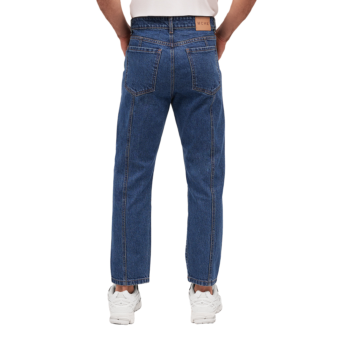 Foto 4 pulgar | Jeans Slim Cropped MCHK Azules para Caballero