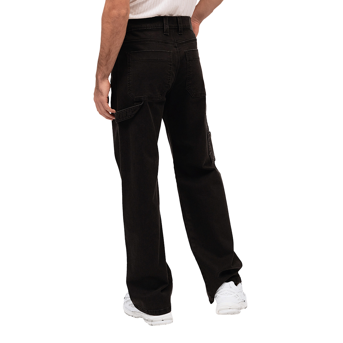 Foto 3 | Jeans De Mezclilla Mchk 8025. Corte Carpintero Tiro Alto Negro para Caballero