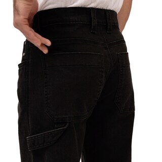 Foto 5 | Jeans De Mezclilla Mchk 8025. Corte Carpintero Tiro Alto Negro para Caballero