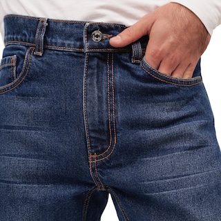 Foto 4 | Jeans de Mezclilla MCHK Azules Rectos Tiro Alto para Caballero