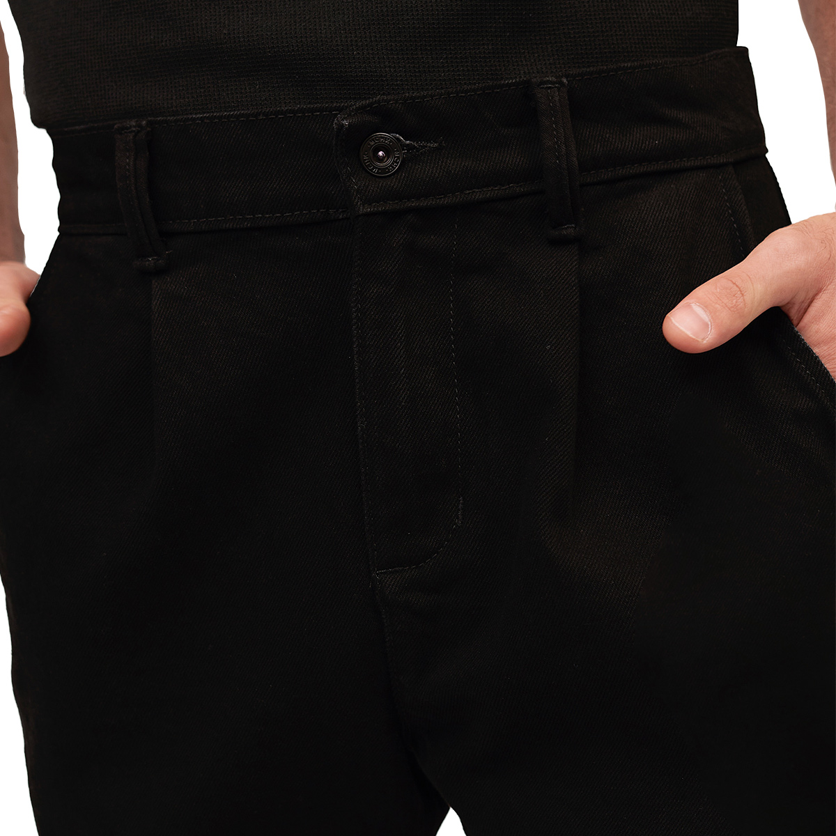 Foto 4 | Jeans de Mezclilla MCHK Negro Pinzas 4 Bolsillos para Caballero